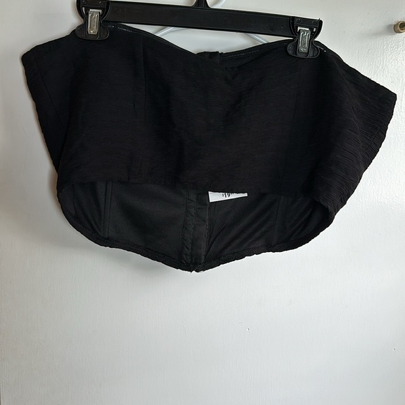 Forever 21 black woven corset - Picture 5 of 8